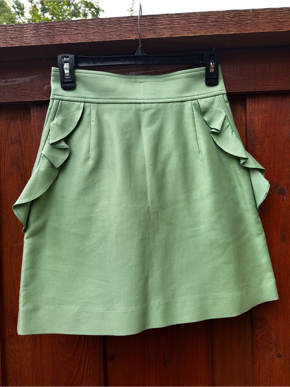 Sandro green skirt